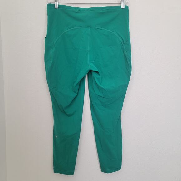 Lululemon Swift Speed High-Rise Tight 25" Emerald Ice Green Sz 14 Athletic Gorp - Picture 8 of 16